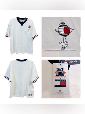 Space Jam X Tommy Hilfiger Shirt A New Legacy Looney Tunes NWT Large